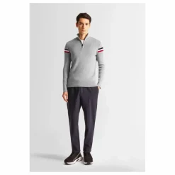 Sweat Zippé Wengen IV Laine Mérinos | Gris