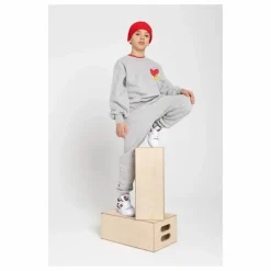 Sweatshirt col rond SHOBU | Gris chiné