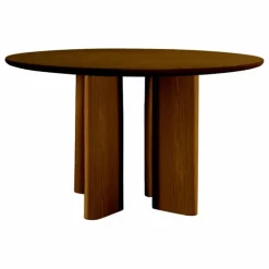 Table à diner ronde finition Teck Joe | Teck