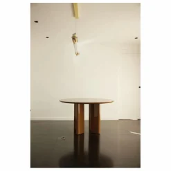 Table à diner ronde Joe | Caramel