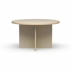 Table à dîner ronde | Crème