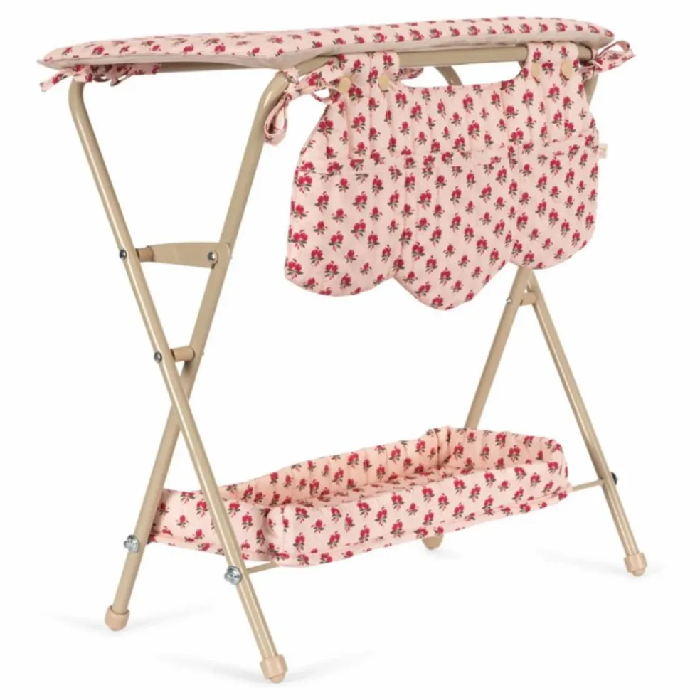 Table à langer pour poupée Rosier | Bleu