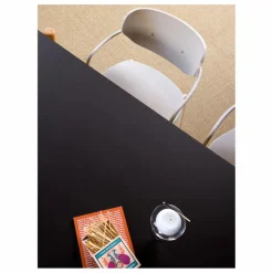 Table à manger en chêne Oblique | Noir