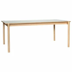 Table à manger en chêne Oblique | Gris clair