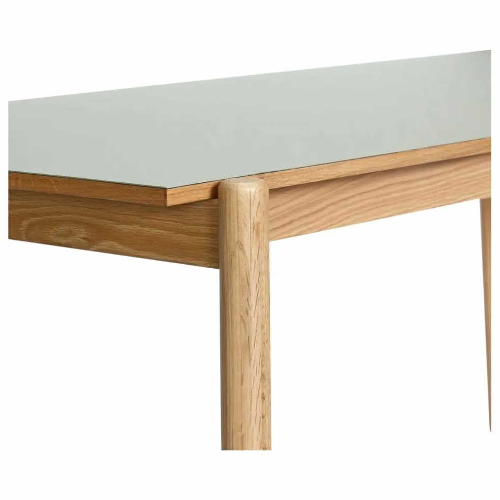 Table à manger en chêne Oblique | Gris clair