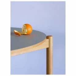Table à manger ronde Oblique | Gris clair