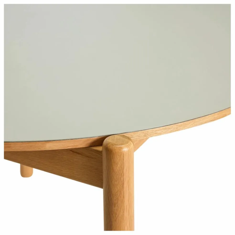 Table à manger ronde Oblique | Gris clair