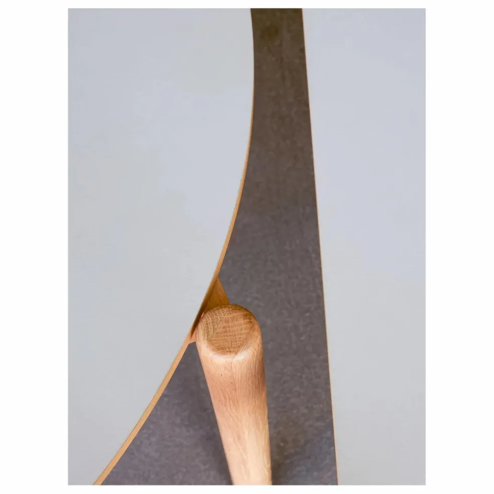 Table à manger ronde Oblique | Gris clair