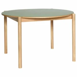Table à manger ronde Oblique | Olive