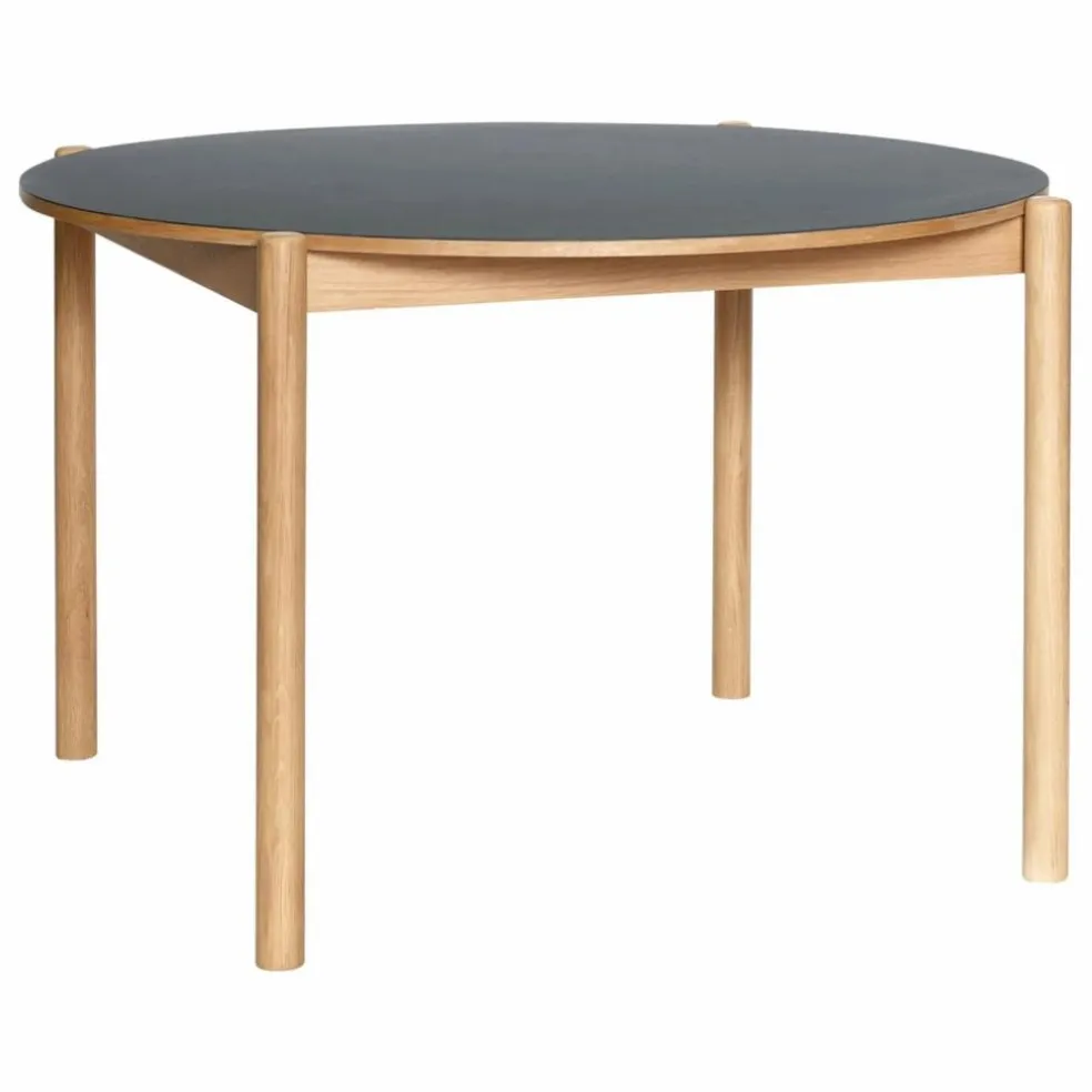 Table à manger ronde Oblique | Noir