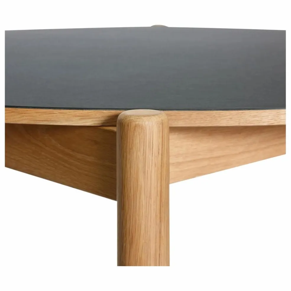 Table à manger ronde Oblique | Noir