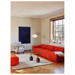 Table basse Lato LN9, plateau en noyer
