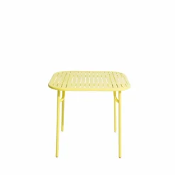 Table carrée Week-end - 4 places | Jaune
