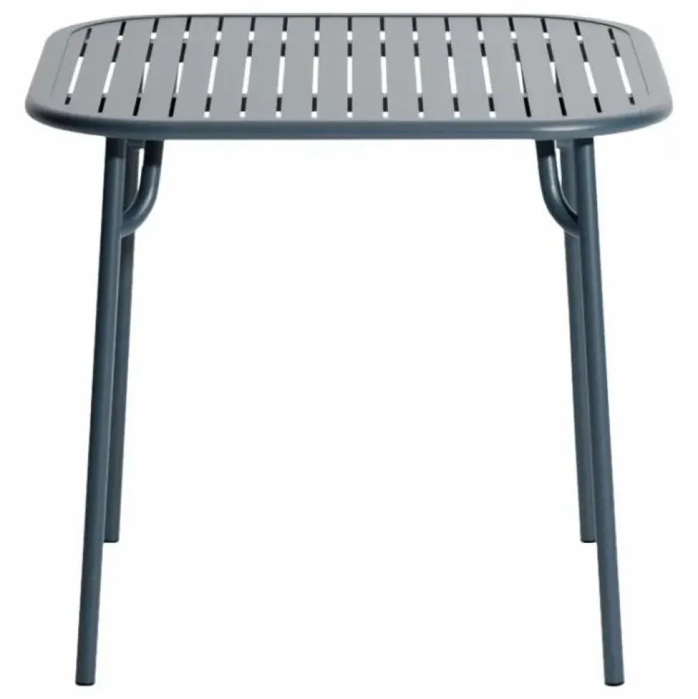 Table carrée Week-end | Bleu gris