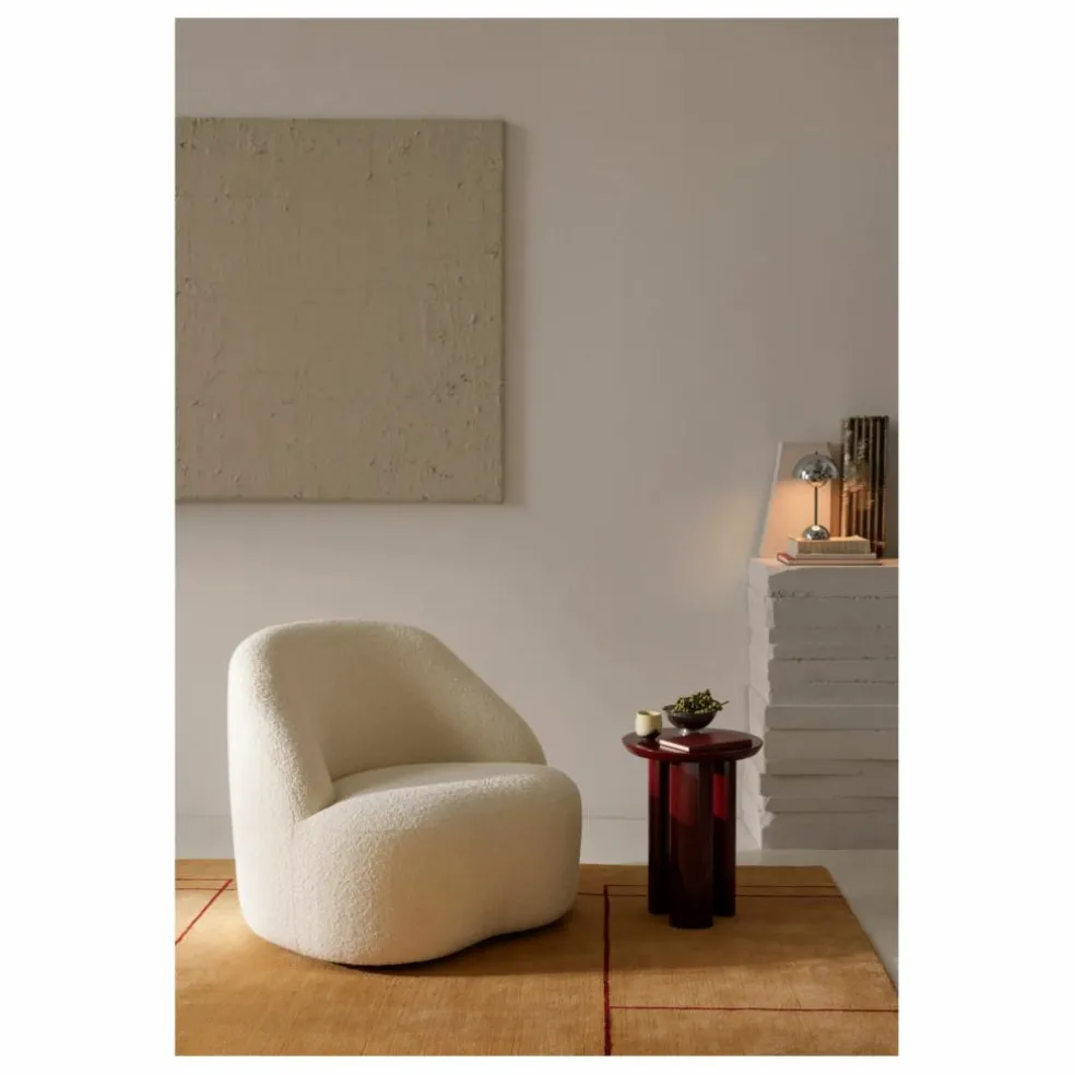 Table d'apoint Tung JA3 | Rouge foncé
