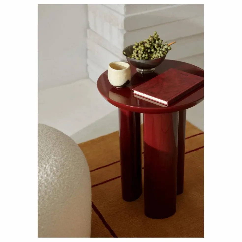 Table d'apoint Tung JA3 | Rouge foncé