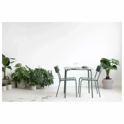 Table d'appoint carrée outdoor August | Eucalyptus