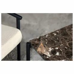 Table d'appoint Curve | Brun