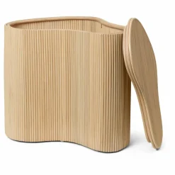 Table d'appoint de rangement Isola en rotin