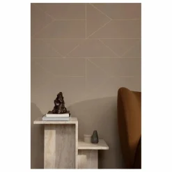Table d'appoint Distinct en travertin | Beige