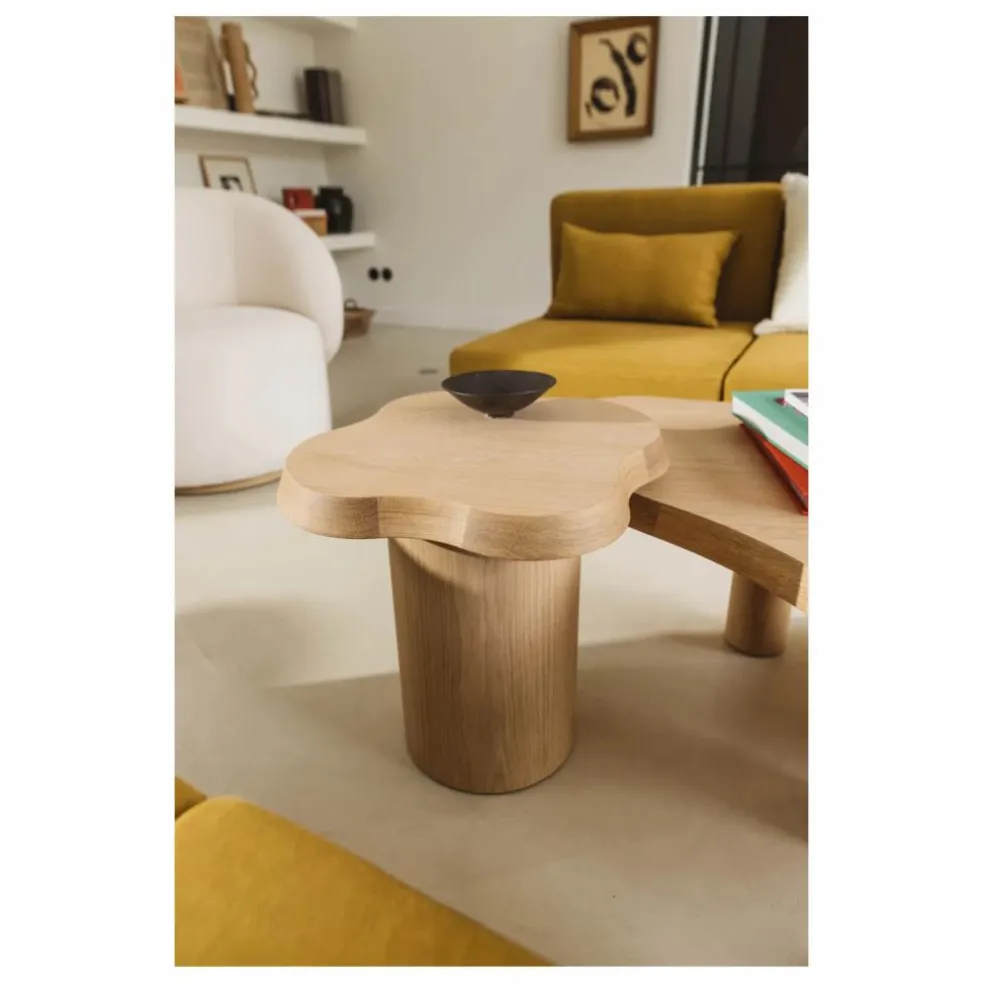 Table d'appoint en chêne naturel | Chêne