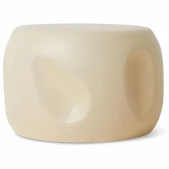 Table d'appoint en céramique | Crème