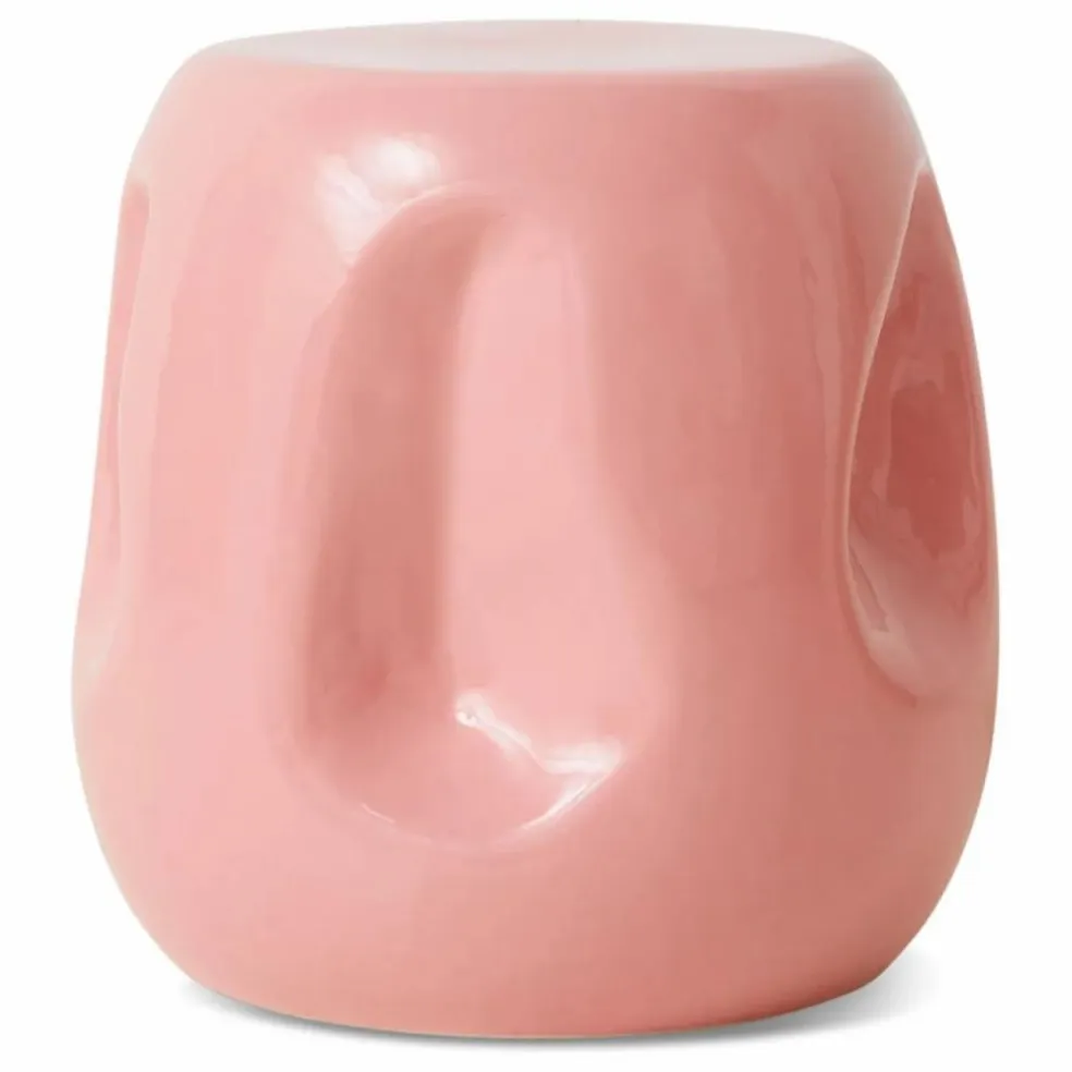 Table d'appoint en céramique | Rose