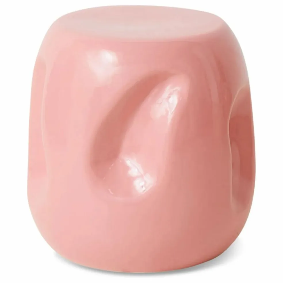 Table d'appoint en céramique | Rose