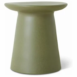 Table d'appoint en faïence | Vert kaki