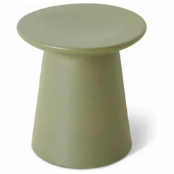 Table d'appoint en faïence | Vert kaki