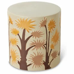 Table d'appoint en faïence | Crème
