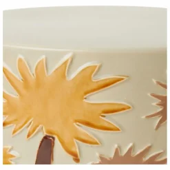 Table d'appoint en faïence | Crème