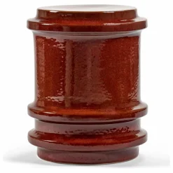 Table d'appoint en grès Pawn, Marie Michielssen | Rouge