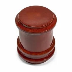 Table d'appoint en grès Pawn, Marie Michielssen | Rouge
