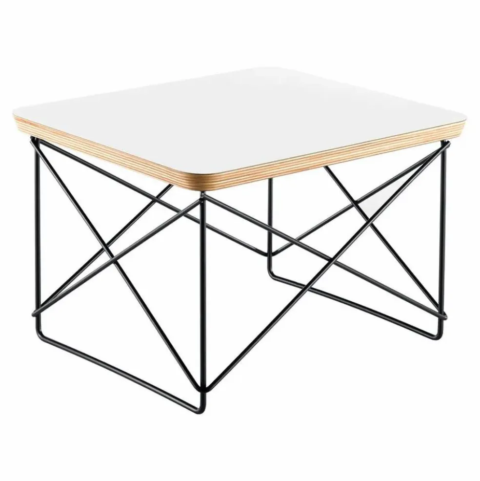 Table d'appoint Occasional LTR - Piètement epoxy - Charles & Ray Eames | Blanc
