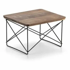 Table d'appoint Occasional LTR - Piétement epoxy - Charles & Ray Eames | Noyer
