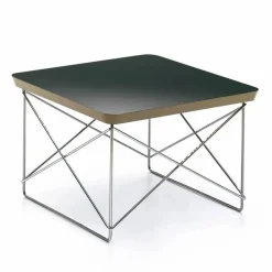 Table d'appoint Occasional LTR - Piètement chromé - Charles & Ray Eames | Noir chrome