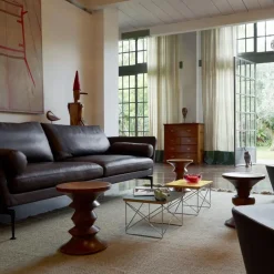Table d'appoint Occasional LTR - Piètement chromé - Charles & Ray Eames | Noir chrome