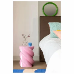 Table d'appoint Pillar | Rose bonbon