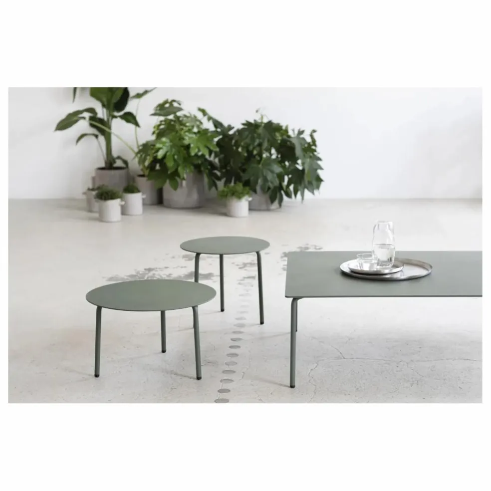 Table d'appoint ronde outdoor August | Eucalyptus