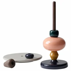 Table d'appoint Shuffle en bois laquée - Mia Hamborg | Gris