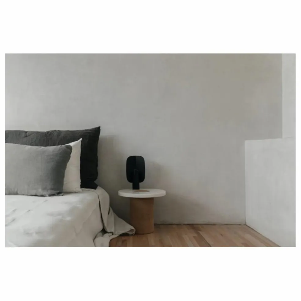 Table d'appoint Sintra, piétement en liège | Marbré blanc