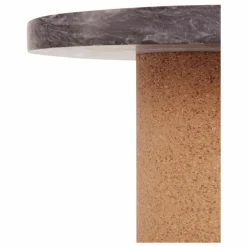 Table d'appoint Sintra, piétement en liège | Marbré noir