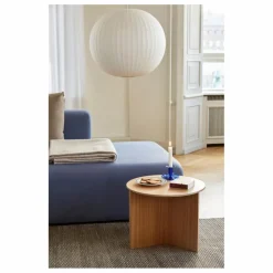 Table d'appoint Slit ronde en bois | Chêne