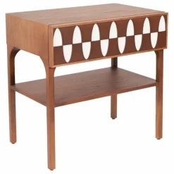 Table de chevet Ecaille en noyer | Noyer
