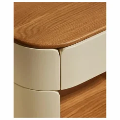 Table de chevet laquée Equilibre | Ecru