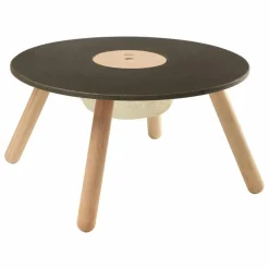 Table de jeu en bois d'hévéa et plateau en planwood