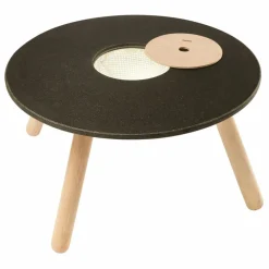 Table de jeu en bois d'hévéa et plateau en planwood