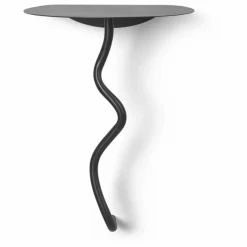 Table de nuit murale Curvature | Noir