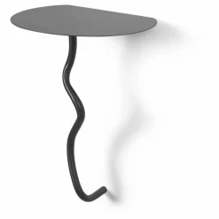 Table de nuit murale Curvature | Noir